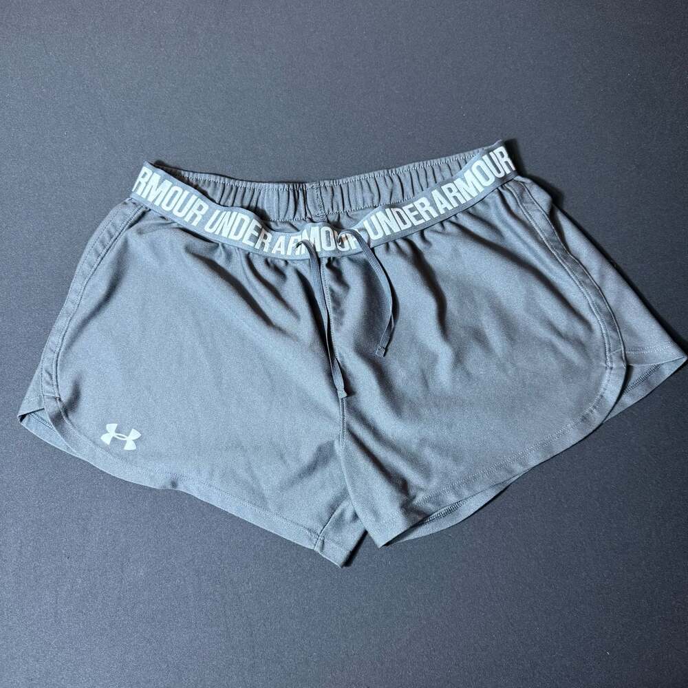 Under Armour Women's Play Up Shorts Grey Size Large